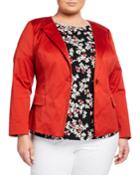 Plus Size Janelle Cotton-blend Jacket