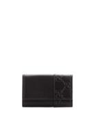 Guccissima Tri-fold Mini Wallet, Black