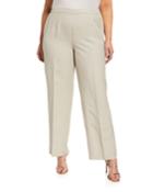 Plus Size Linen-blend Pants