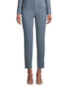 Waffle-wave Knit Trousers