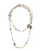 Double-strand Crystal Beaded Necklace