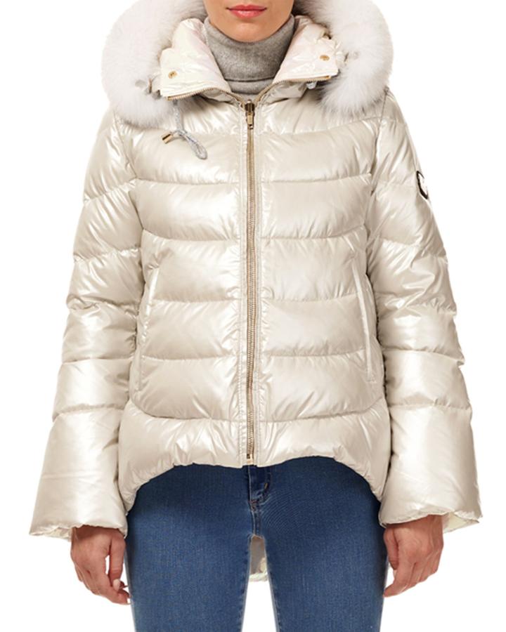 Reversible Apres-ski Fox Fur Hooded Jacket