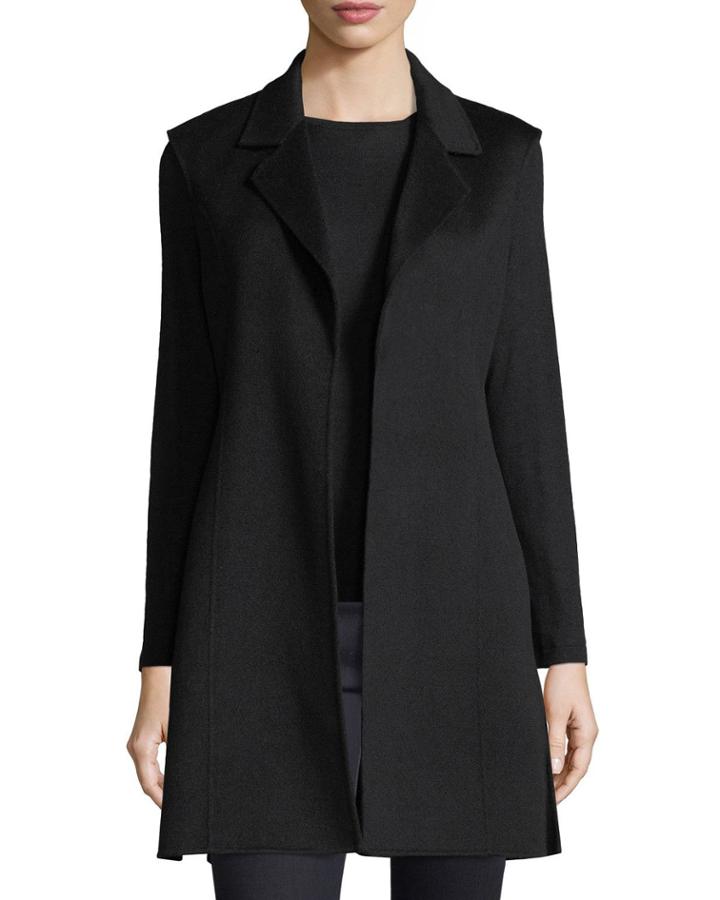 Luxury Notched Double-face Cashmere Vest