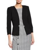 Cutout Open-front Blazer