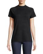Short-sleeved Rhinestone
