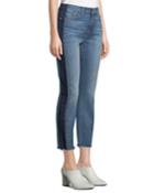Straight-leg Crop Jeans W/