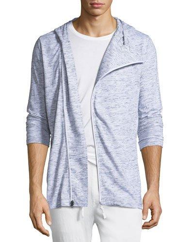 Asymmetric-zip Lightweight Hoodie