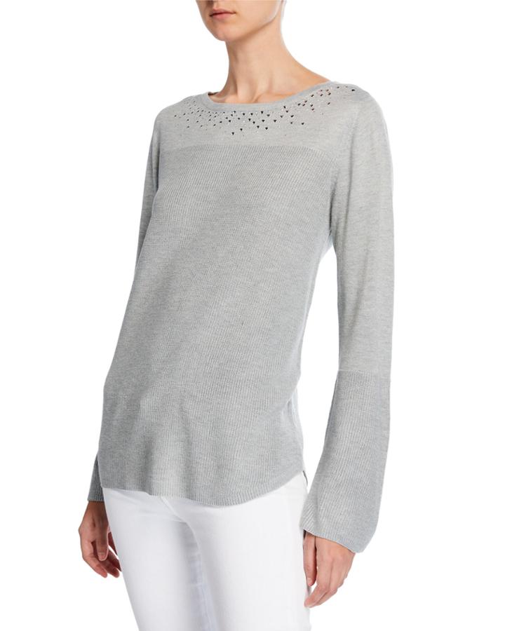 Embellished Ribbed