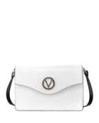Jade Soave Two-tone Shoulder Bag, White/black
