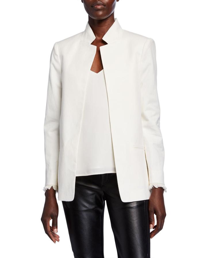 Volly Frange Fringe Blazer