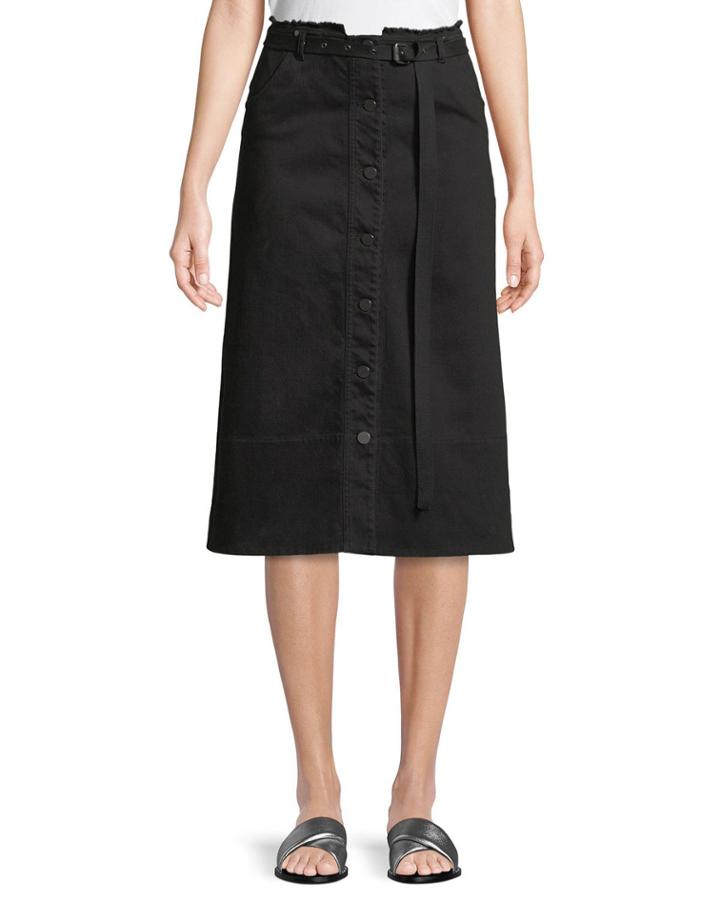 Merritt Slub Denim A-line