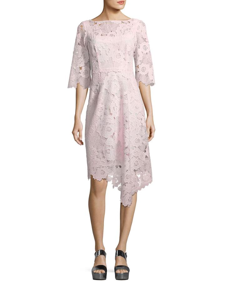 Bailamo Lace Asymmetric Dress