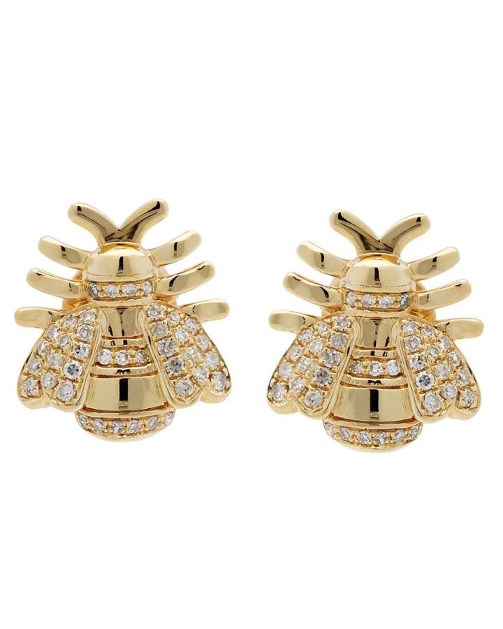 14k Diamond Bumble Bee