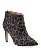 Nyla Leopard-print Stiletto Booties