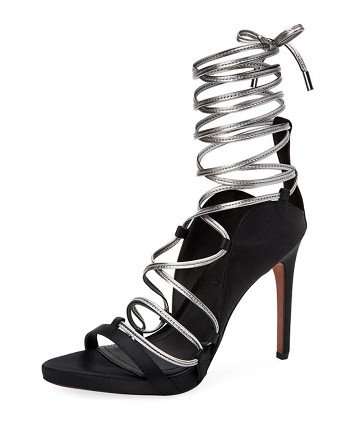Esme Metallic Ankle-wrap