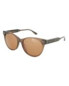 Round Cat-eye Acetate/leather