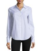 Dalton Striped Perfect-fit Blouse