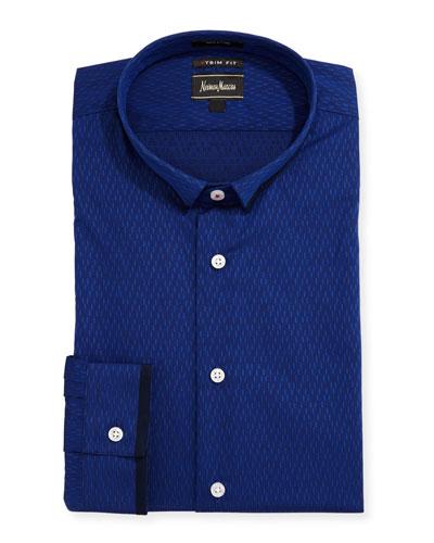 Xtrim-fit Regular Finish Embroidered Dobby Dress