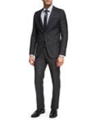 Birdseye-striped Wool Two-piece