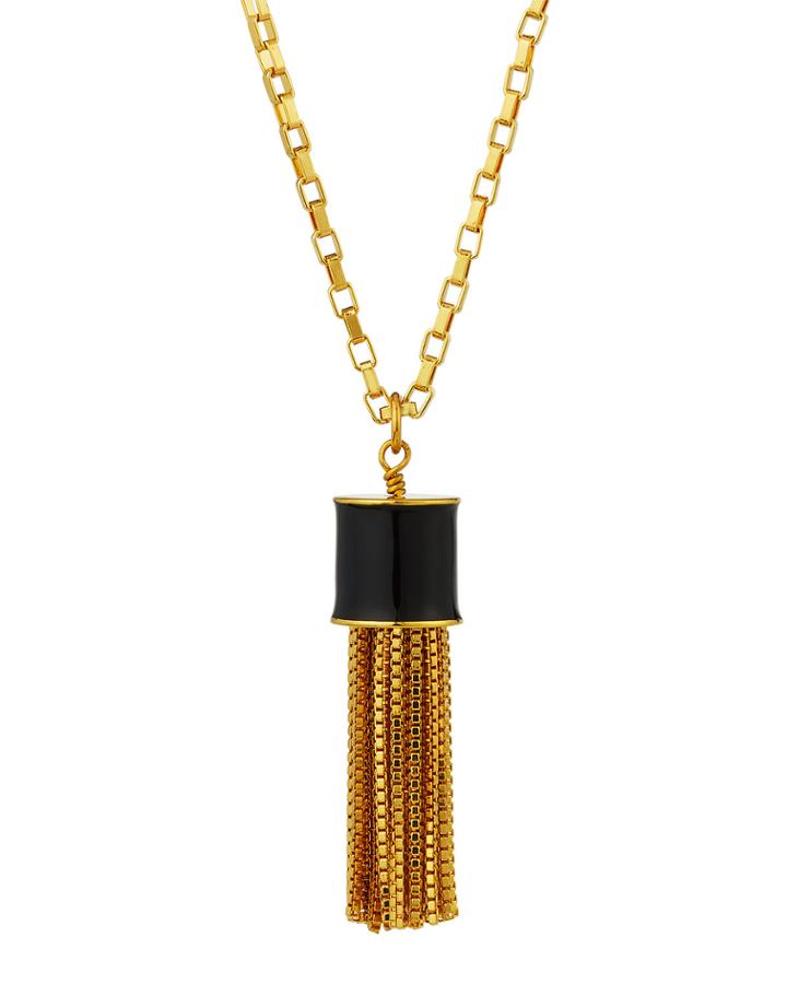 Sprinkler Tassel Pendant Necklace