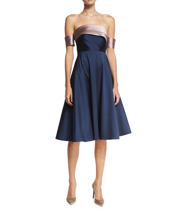 Ali Strapless Fit-and-flare Cocktail Dress