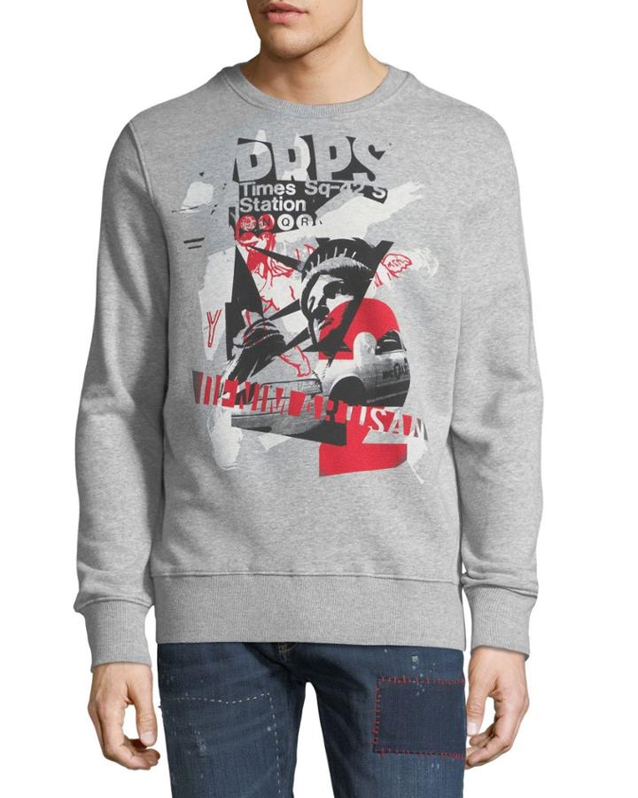 Men's Graphic-front Fleece