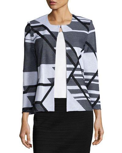 Abstract-print Jacket,