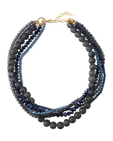 Midnight Blue Five-row Necklace