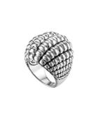 Bedeg Silver Large Dome Ring,