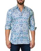 Luxor Desigual Sport Shirt, Blue-green