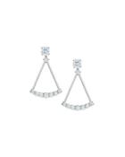 Crystal Open Drop Earrings