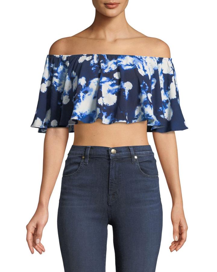 Heidi Tie-dye Crop-top