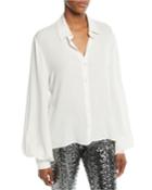 Aster Button-front Long-sleeve