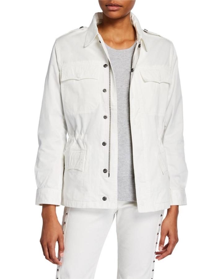 Kayak Mili Embroidered Zip-front Utility Jacket