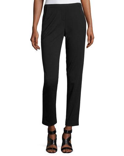 Sienna Slim-fit Stretch Pants, Black