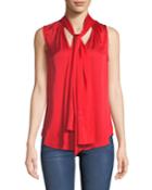 Malani Rhinestone-tie-neck