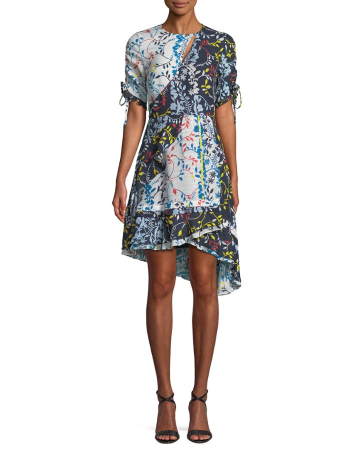 Siena Floral Vines High-low Dress