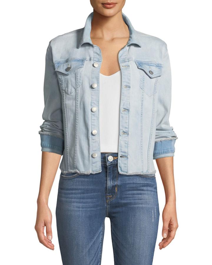 Frayed Denim Jacket, Palm Desert