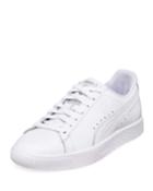Clyde Premium Core Leather Low-top Sneakers, White/silver