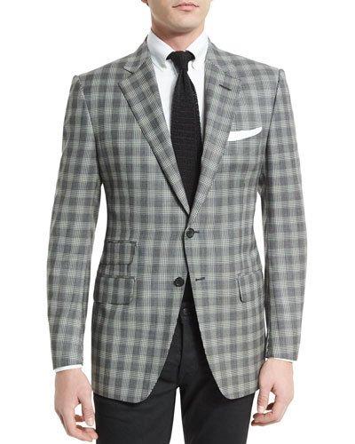 O'connor Base Prince Of Wales Sport Jacket, Black/white