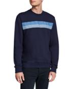 Men's Striped Crewneck Knit