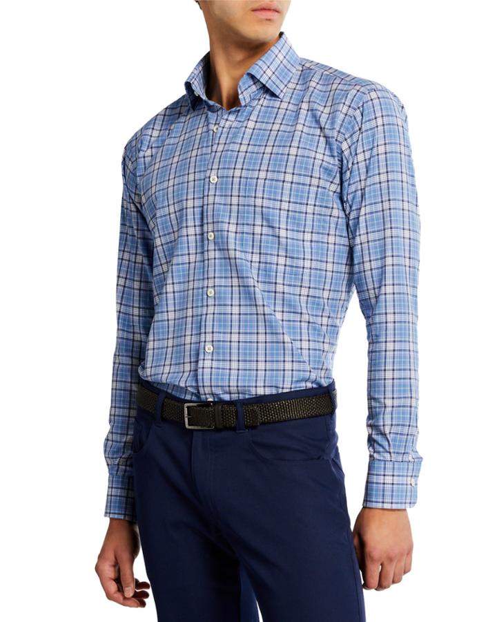 Men's Crown Finish Madras Check