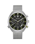 45mm Men's Accutron Ii Uhf Snorkel Chronograph Bracelet Watch