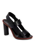 Viola Croc-embossed