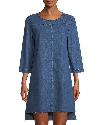 Sasha Denim High-low Hem