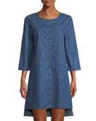 Sasha Denim High-low Hem