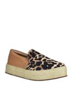 Cheetah-print Canvas Slip-on