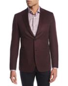 Cashmere-silk Two-button Blazer