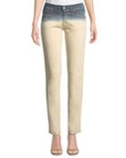 Dip-dyed Straight-leg Denim Jeans