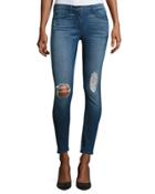 Mid-rise Skinny Jeans, Crete Blue